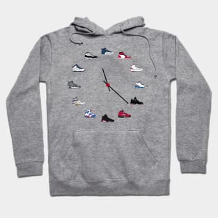 Jordan Sneaker Clock Hoodie